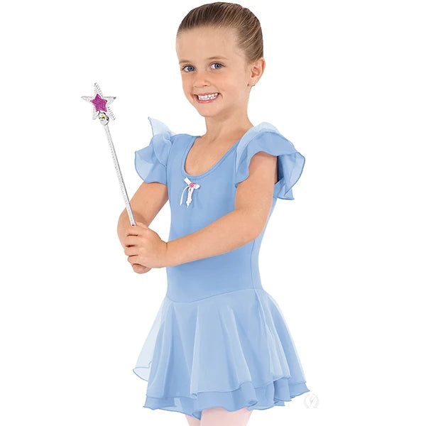 Eurotard Girls Ruffle Sleeve Dance Dress