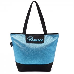 Dasha Designs Dance Glitter Tote Bag