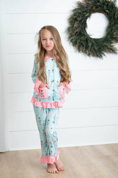 Girls Nutcracker Dreams Christmas Lounge Set