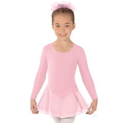 EUROTARD BASIC LONG SLEEVE LEOTARD W/SKIRT