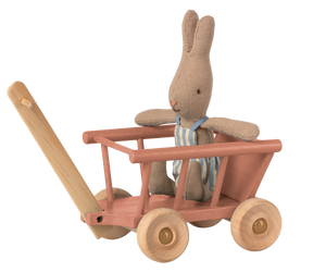 MAILEG WAGON DUSTY ROSE