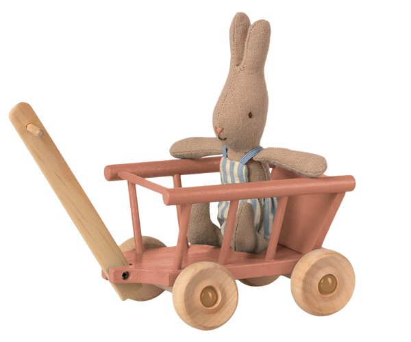 MAILEG WAGON DUSTY ROSE