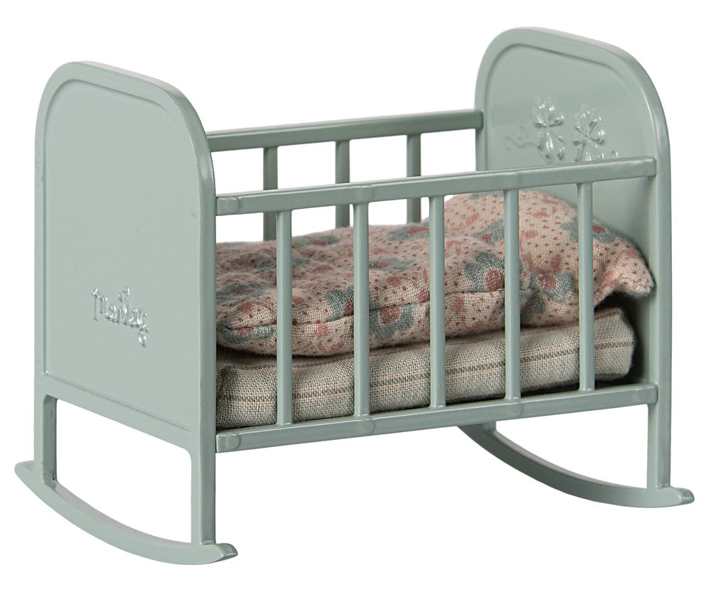 MAILEG CRADLE MY - METAL WITH MATTRESS