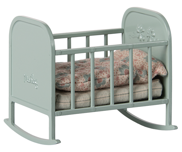 MAILEG CRADLE MY - METAL WITH MATTRESS