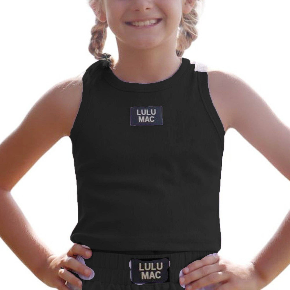 Lulu Mac Black Kids Tank Top