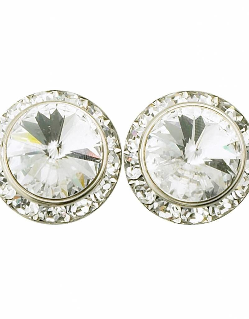TYVM 15mm Ultra Sparkle Center Stone Earring