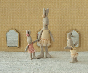 MAILEG RABBIT IN BALLET SUIT & ROSE SKIRT