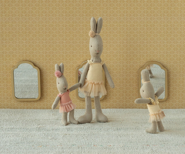 MAILEG RABBIT IN BALLET SUIT & ROSE SKIRT