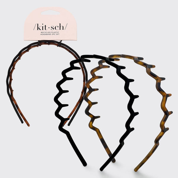 KITSCH Zig Zag Headband 2pc