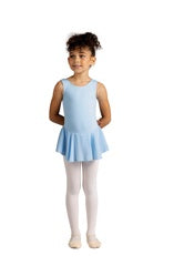 DANZNMOTION CHILDREN'S BASIC TANK LEOTARD WITH ATTACHED SKIRT