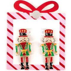 Nutcracker Soldier Post Earrings