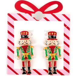 Nutcracker Soldier Post Earrings
