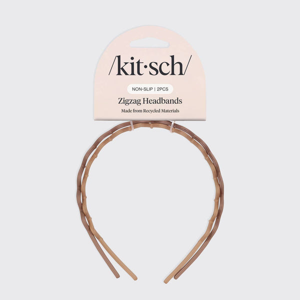 KITSCH Zig Zag Headband 2pc