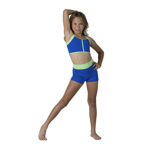 Danznmotion Halter 2 Tone Tank Top