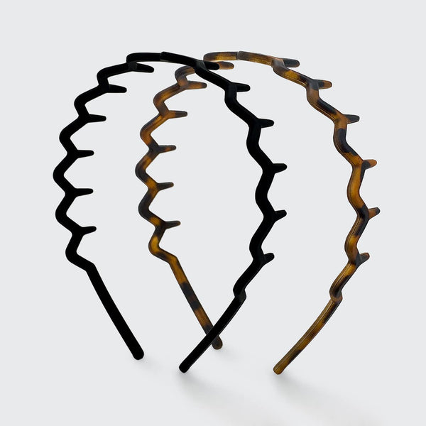 KITSCH Zig Zag Headband 2pc