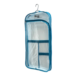 OVATION GEAR GUSSETED SIDE ZIP CLEAR GARMENT BAG