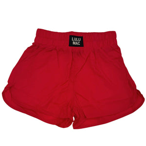 Lulu Mac Ladies Solid Short in Red