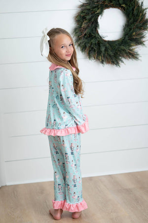 Girls Nutcracker Dreams Christmas Lounge Set