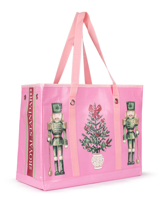 Imperial Nutcracker Market Tote   Pink/Multi   18.5x14x8.5