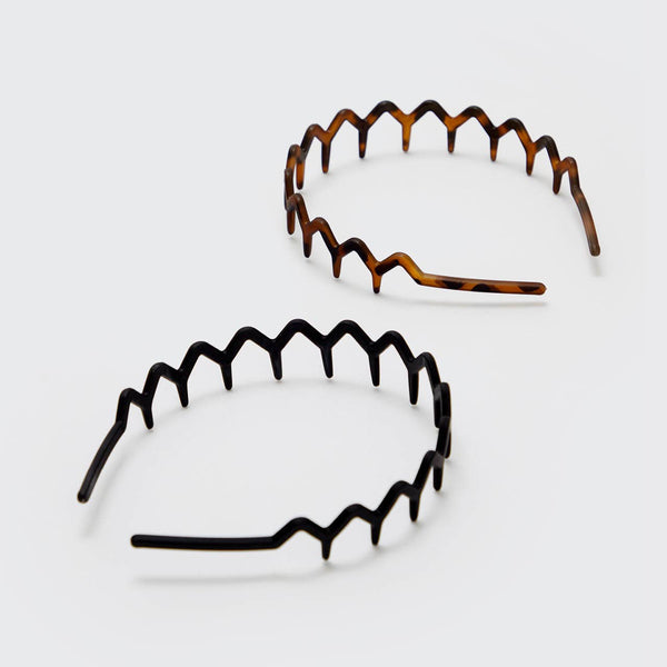 KITSCH Zig Zag Headband 2pc