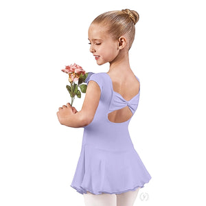Eurotard Bow Back Cap Sleeve Leotard w/Attached Skirt