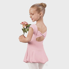 Eurotard Bow Back Cap Sleeve Leotard w/Attached Skirt