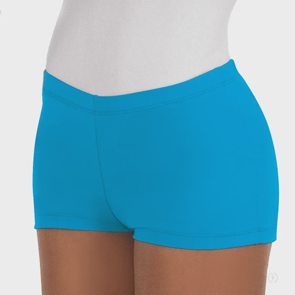 EUROTARD ADULT MICROFIBER FLAT WAIST SHORT