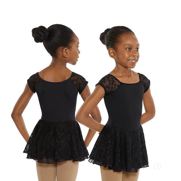 Eurotard Girls Cap sleeve leotard with attached tutu