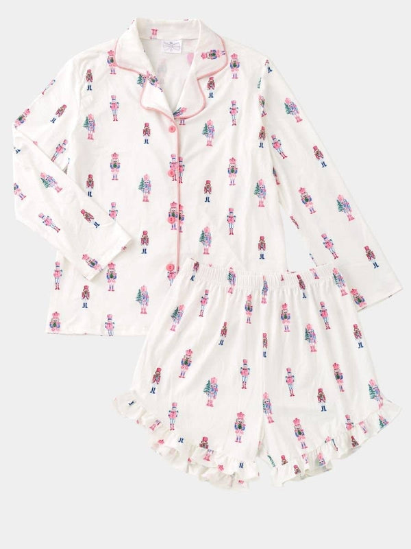 Pink Nutcracker Mommy & Me Christmas Pajama Sets