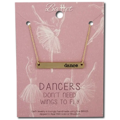 TYVM "Dance" Bar Necklace