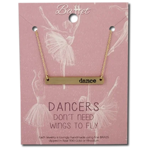 TYVM "Dance" Bar Necklace
