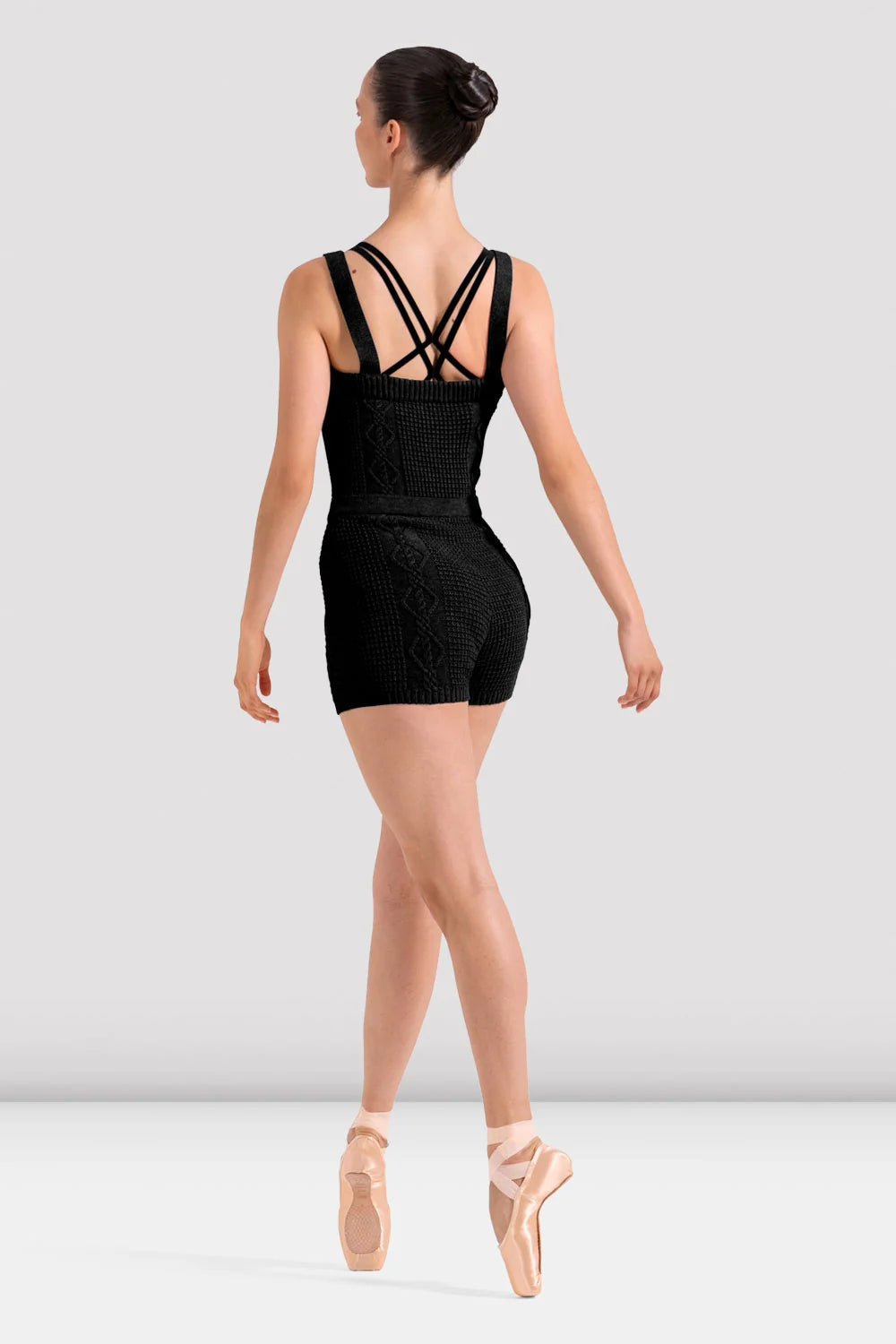 Bloch Ladies Short Cable Knit Unitard