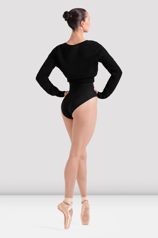 Bloch Loose Crop Cable Knitted Sweater Top