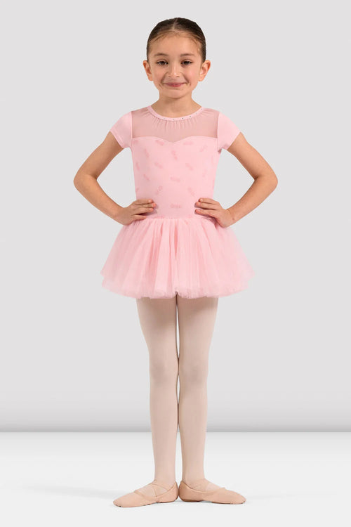 Bloch Nora Floral Cap Sleeve Dance Dress