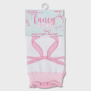 ISCREAM BOW SOCKS WITH RUFFLES