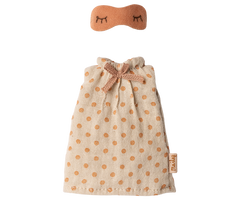 Maileg Nightgown, Mum Mouse - Light Grey
