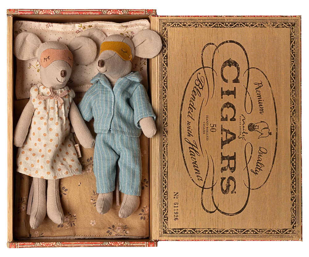 Maileg Mum & Dad Cigar Box