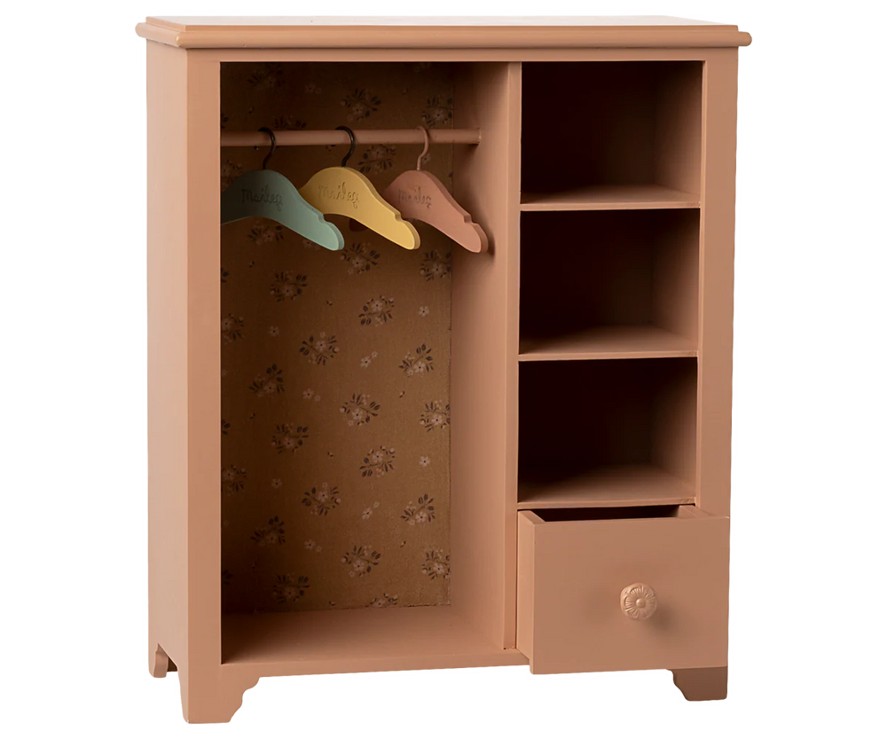 MAILEG WARDROBE, LARGE - DARK POWDER