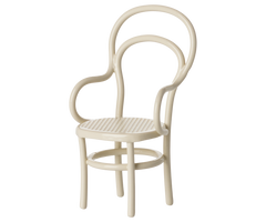 MAILEG VINTAGE CHAIR MOUSE - OFF WHITE