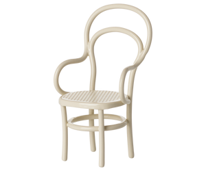 MAILEG VINTAGE CHAIR MOUSE - OFF WHITE