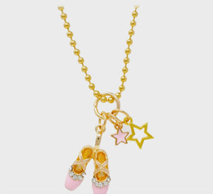 Cheeky Plum Tiny Dancer Charm Necklace