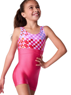 Capezio Youth Checkboard Biketard