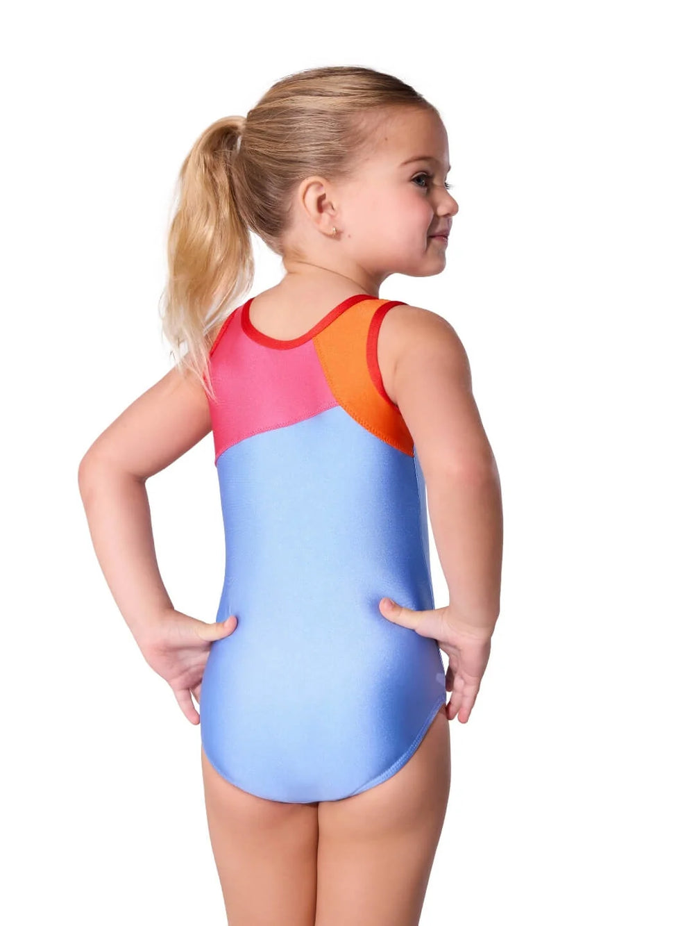 Capezio child checked tank gym leotard