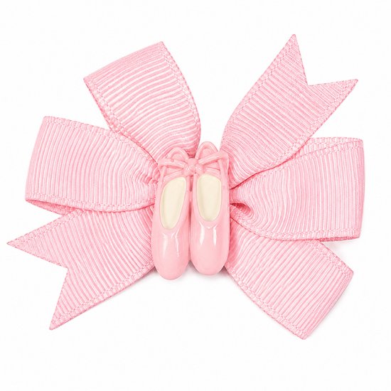 Dasha Designs Pinwheel Bow w/ Ballet Shoes