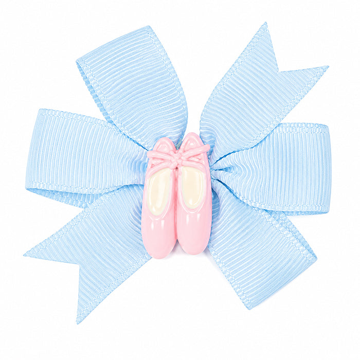 Dasha Designs Pinwheel Bow w/ Ballet Shoes
