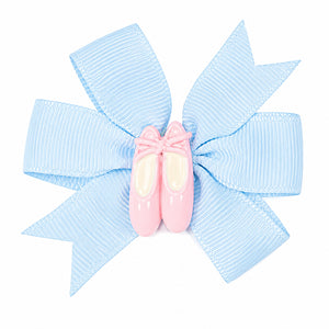 Dasha Designs Pinwheel Bow w/ Ballet Shoes