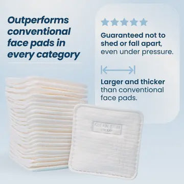 CLEAN SKIN CLUB 60 COUNT EXTRA LARGE FACE PADS