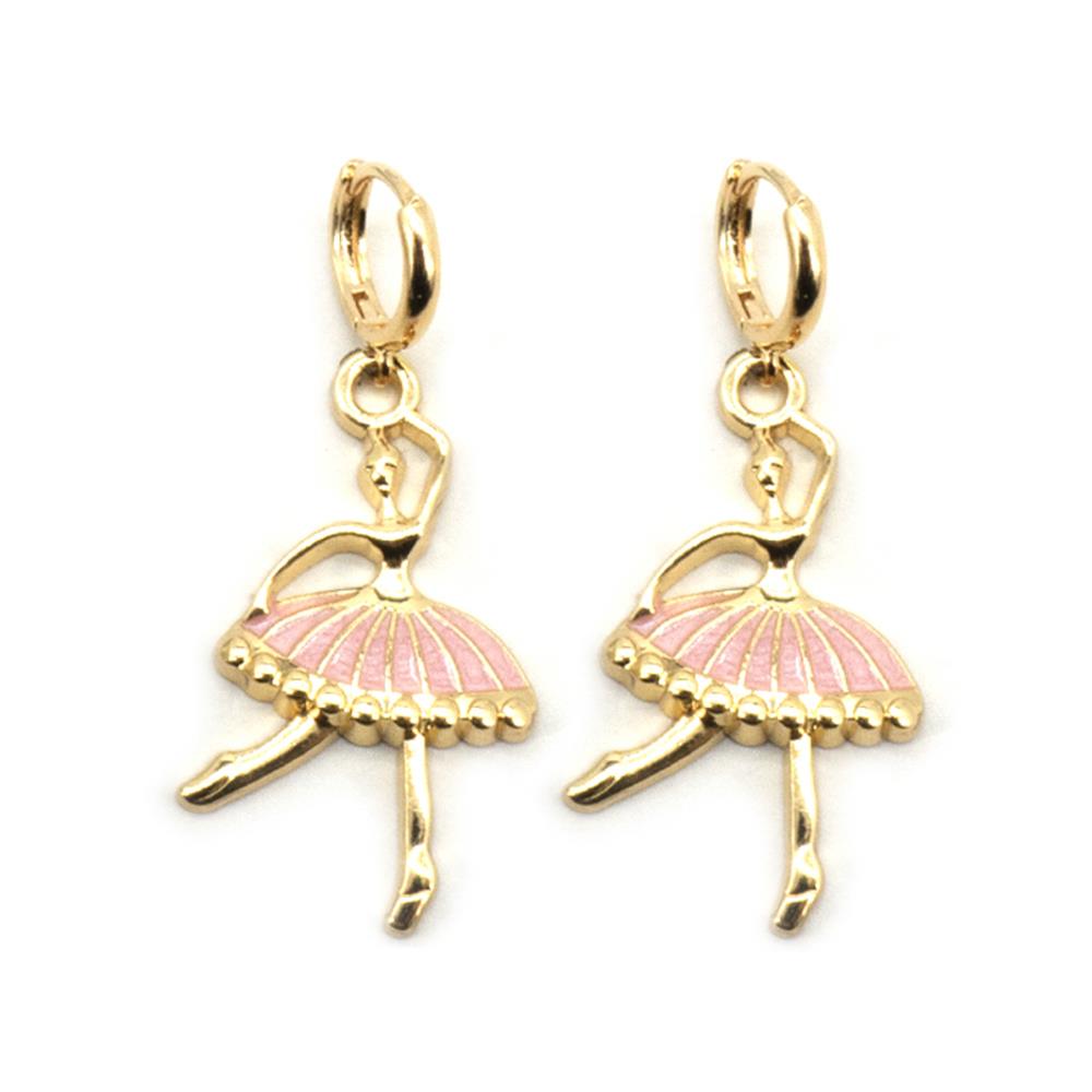 JOIA ACCESSORIES BALLERINA HUGGIE EARRING