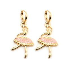 JOIA ACCESSORIES BALLERINA HUGGIE EARRING