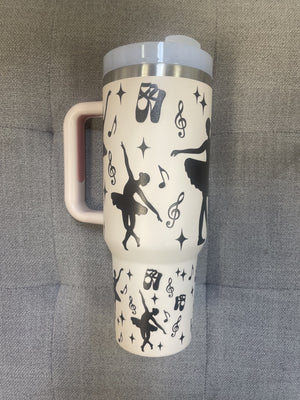 FC TUM824 DANCERS MUSIC SYMBOLS 40OZ TUMBLER